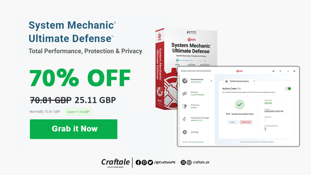 Iolo System Mechanic Ultimate Defense Discount Coupon Code 2022