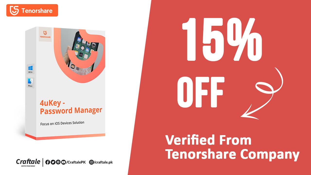Tenorshare 4uKey Password Manager Discount Coupon Code 2023