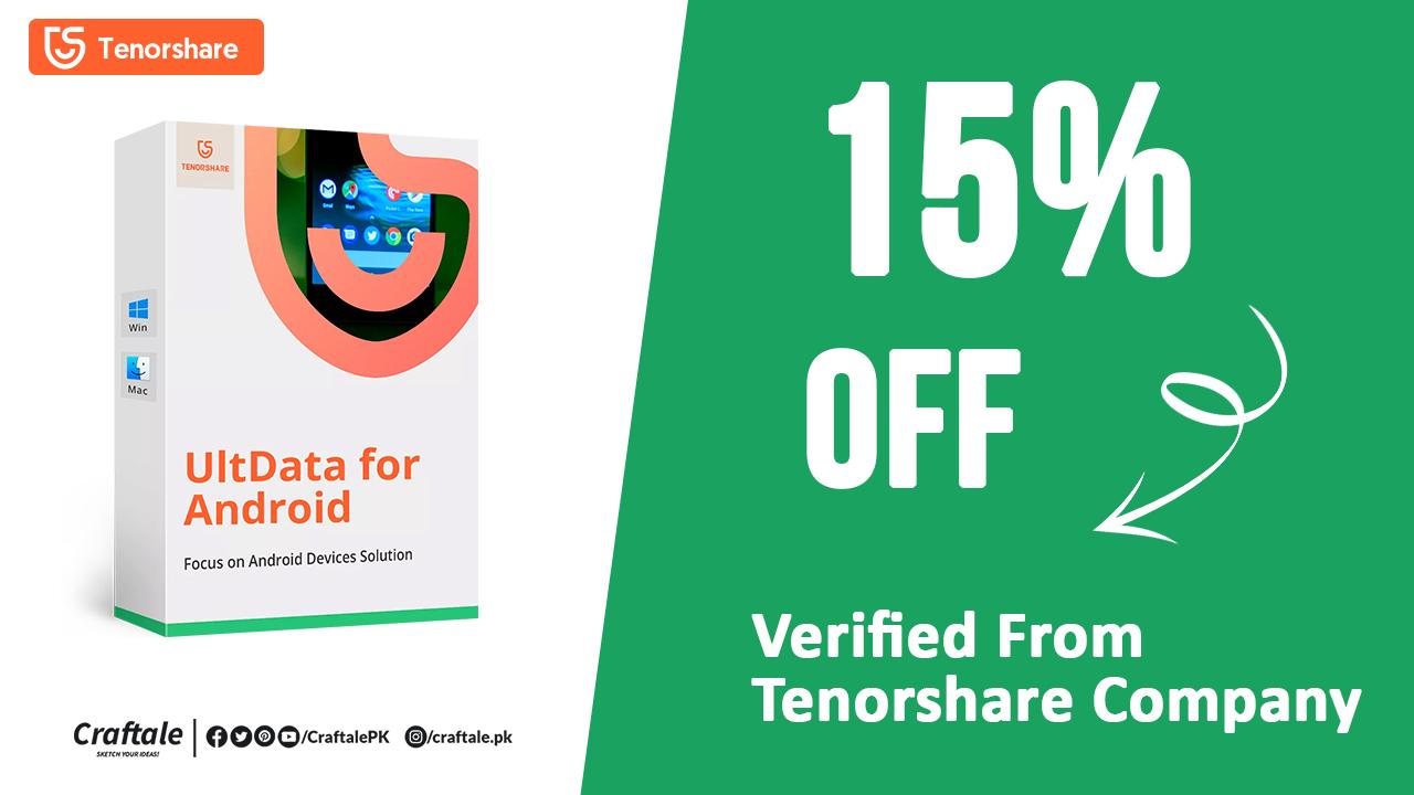 Tenorshare UltData Android Discount Coupon Code 2023