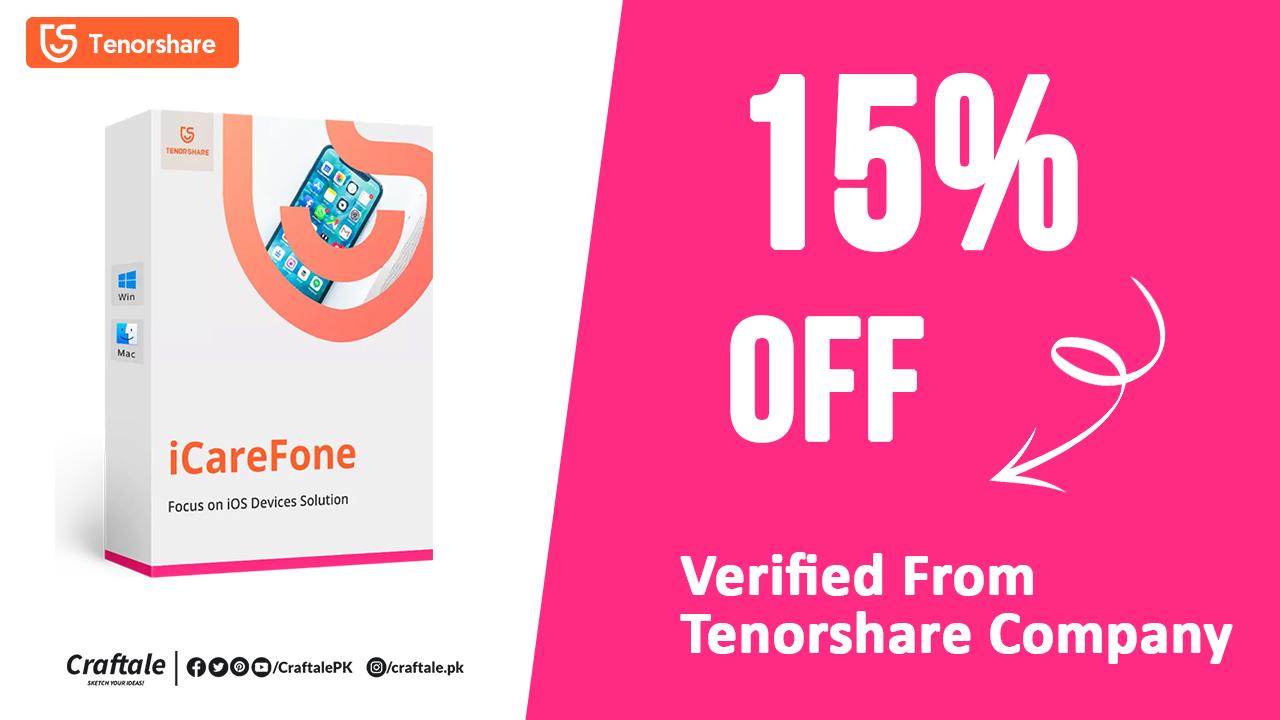 Tenorshare iCareFone Discount Coupon Code 2023