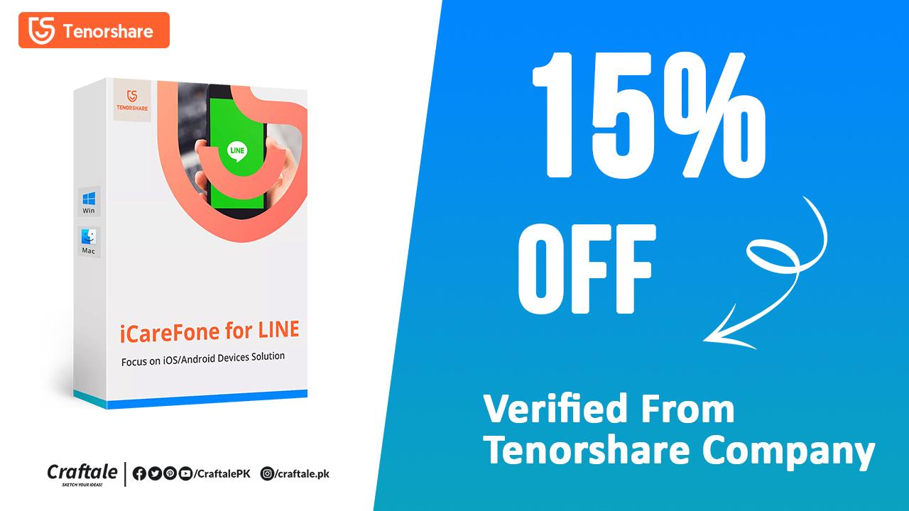 Tenorshare iCareFone for Line Discount Coupon Code 2023