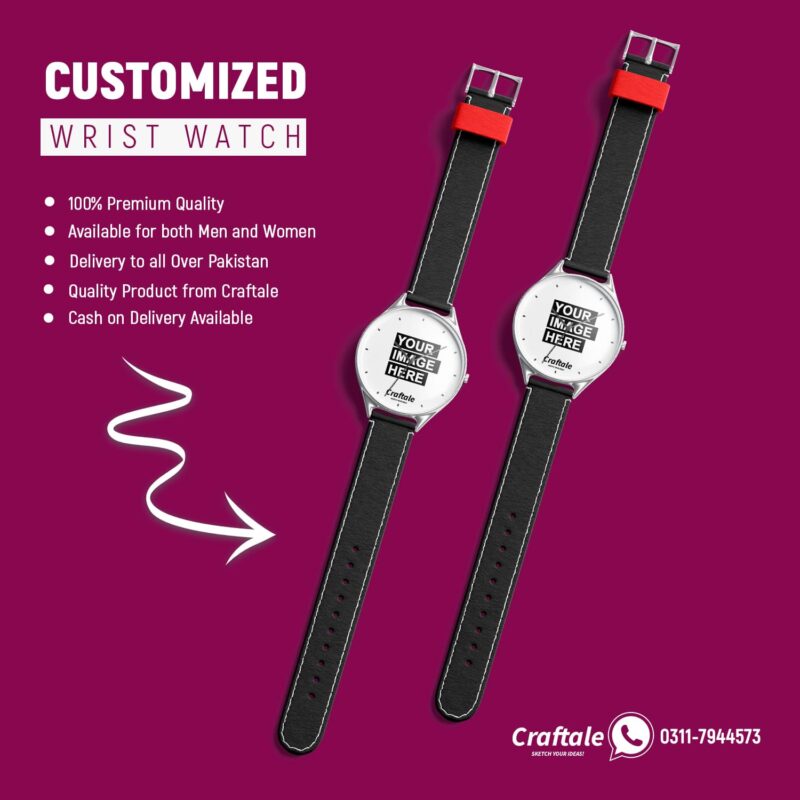 Customized Watch with you Picture Logo or Name Sample 2