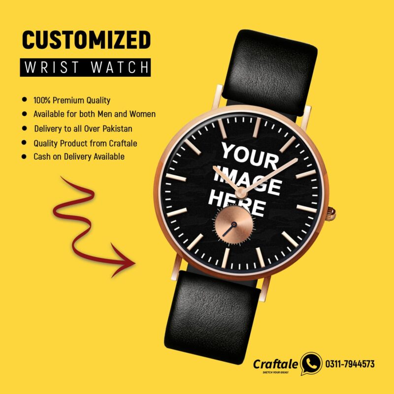 Customized Watch with you Picture Logo or Name Sample 3