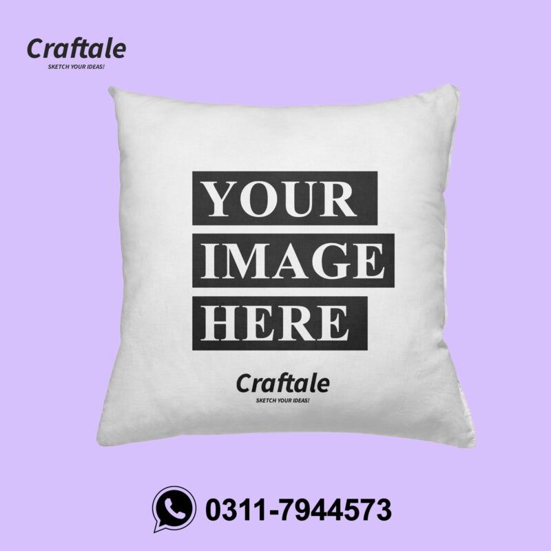 Customized Simple Cushion with Picture Logo or Name Sample 3