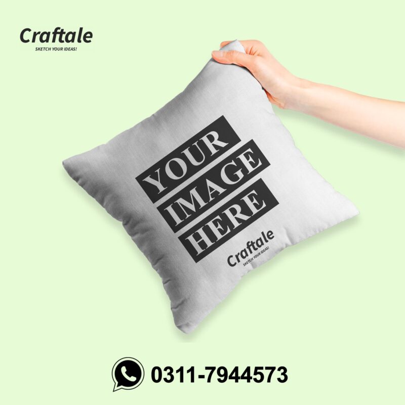 Customized Simple Cushion with Picture Logo or Name