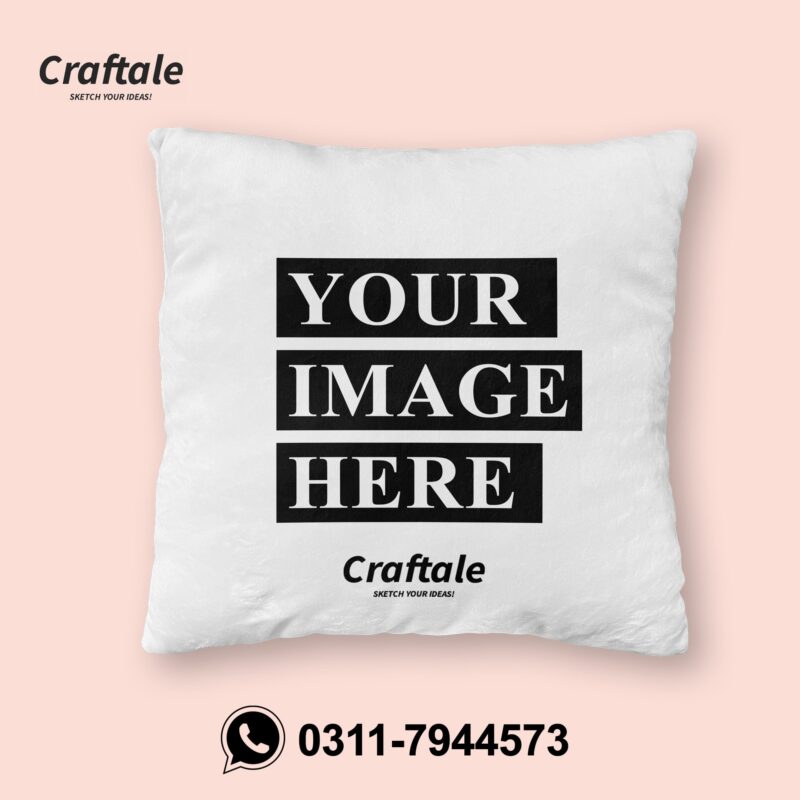 Customized Simple Cushion with Picture Logo or Name Sample 4