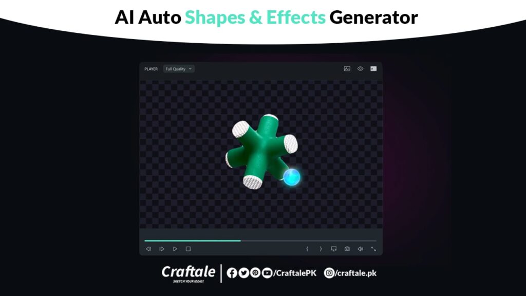 Filmora AI Auto Shapes and Effects