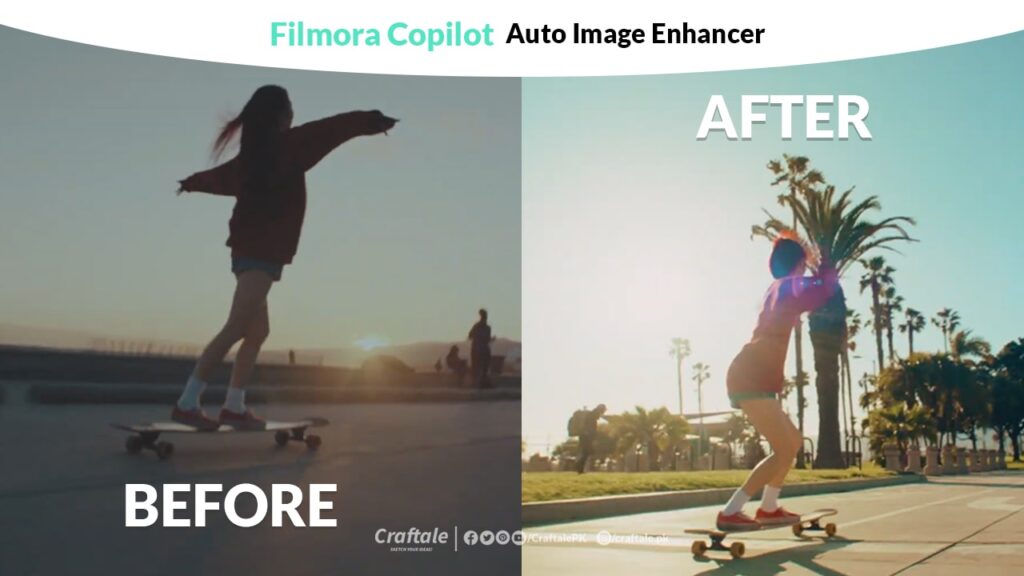 Filmora Copilot Image Enhancer