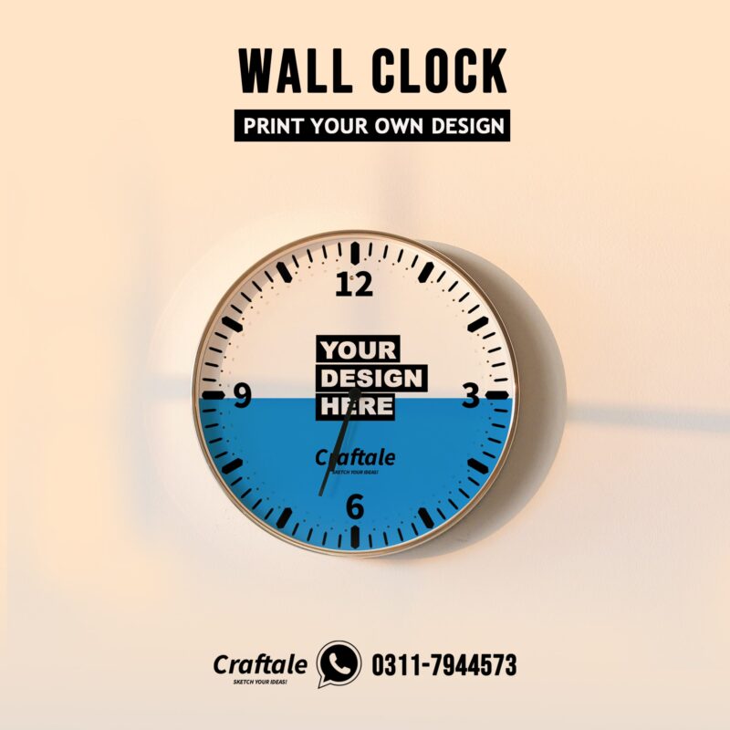 Customized Wall Clock with your Picture, Logo or Name Sample 5